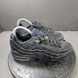 Womens Sz 5.5 Black Nike Air Max 95 Athletic Sneakers